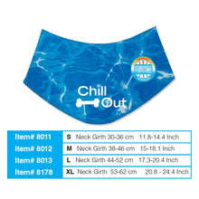 ALL FOR PAWS Chill Out Dog Ice Bandana, Instant Cooling Pet Bandana, Breathable Scarf Dog Cat Ice Collar for Summer, Small(11.8-14.4 inches)
