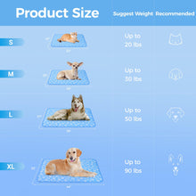 Rywell Dog Cooling Mat, Dog Cooling Mat Large 80 x 110cm, Arc-Chill Q-Max＞0.5 Endothermic Color-Changing Washable Pet Cooling Mat Large, Non-Toxic&Non-Slip
