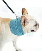 Dog Instant Cooling Bandana, Breathable Pet Scarf Cooling Collar for Dogs, Ice Towels for Bulldog, Cats Ice Collar in Summer, Cooling Towel Neck Wrap for Dogs with Leash Hole (Blue, L)