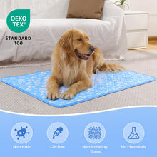 Rywell Dog Cooling Mat, Dog Cooling Mat Large 80 x 110cm, Arc-Chill Q-Max＞0.5 Endothermic Color-Changing Washable Pet Cooling Mat Large, Non-Toxic&Non-Slip