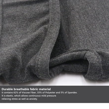 Close-up of dog anxiety jacket fabric showcasing its durable, breathable material blend for stress relief.
