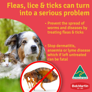 Bob Martin Tick and Flea Spray for Dogs, Cats, Puppies & Kittens. Flea & Tick Spray for Pets, Fast-Acting & Long-Lasting Prevention. Easy Application Flea Treatment. 250ml