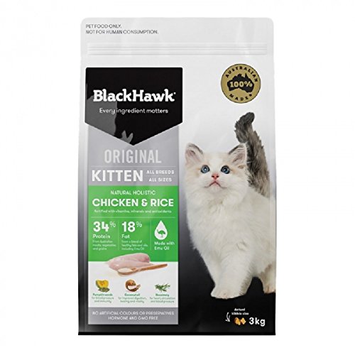 Black Hawk - Dry Kitten Food, Chicken and Rice, 3kg