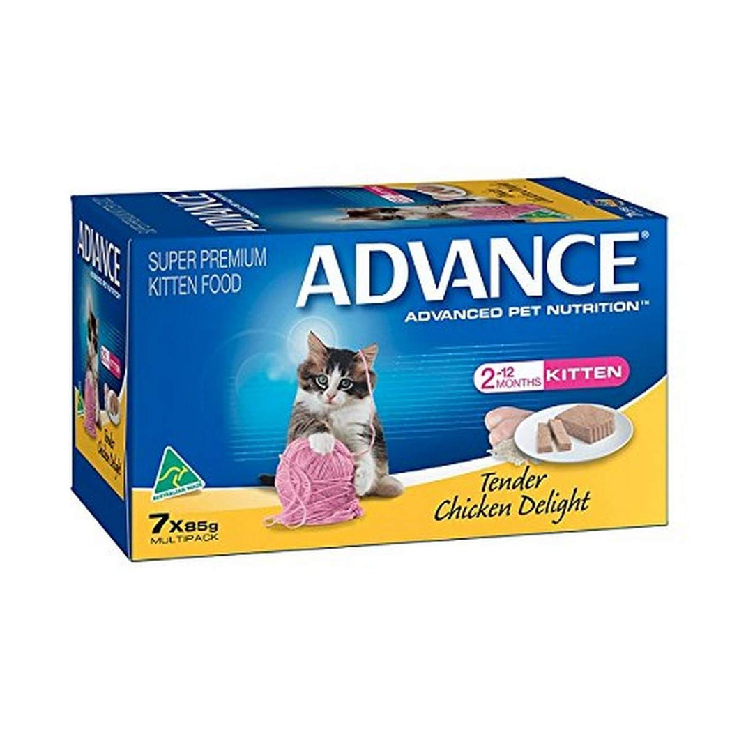 Advance CPA0601 Kitten Tender Chicken Food Pack, 7 Piece