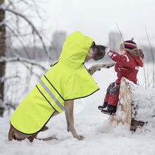 Ezierfy Waterproof Reflective Dog Raincoat