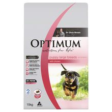 OPTIMUM Puppy Large Breed Chicken Dry Dog Food 15kg Bag, Large