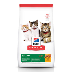 Hill's Science Diet Kitten Chicken Recipe Dry Cat Food 4kg Bag