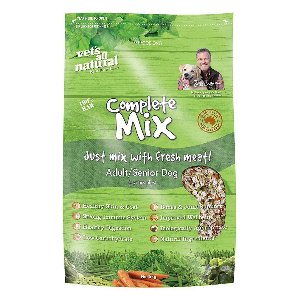 Vets All Natural Complete Mix Adult/Senior Dog Food, 15 Kilograms
