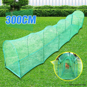 Foldable Cat Walk & Run Crawl Tunnel Toys Playing Tent Outdoor Breathable Mesh