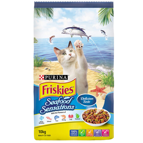 Friskies Adult Seafood Sensations, 10 kg